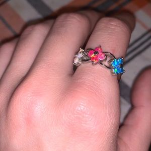 Multicolor Flower Ring